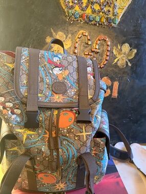 Gucci x Disney Donald Duck backpack
